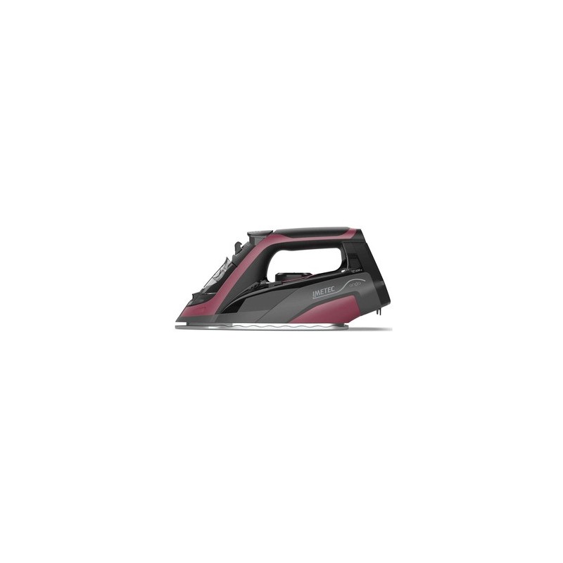 Imetec 9440 plancha Plancha vapor-seco Suela de anodilium 2400 W Negro, Borgoña