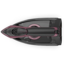 Imetec 9440 plancha Plancha vapor-seco Suela de anodilium 2400 W Negro, Borgoña