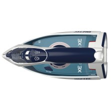 Imetec ZeroCalc Z1 2500 Plancha vapor-seco Suela de acero inoxidable 2200 W Verde azulado, Blanco