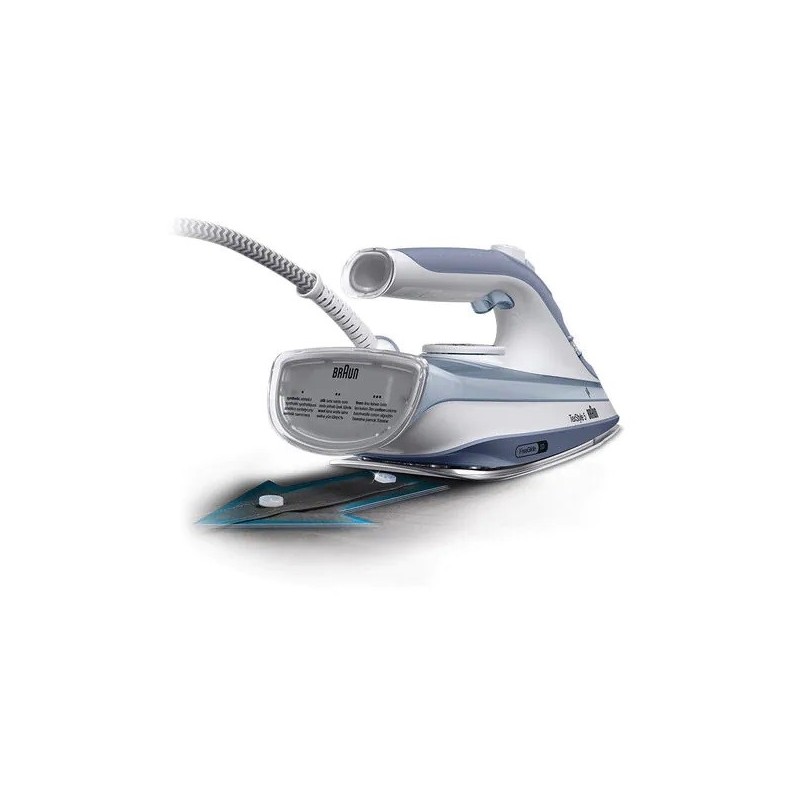 Braun TexStyle 5 SI 5078 GY Plancha vapor-seco EloxalPlus soleplate 2800 W Gris, Blanco