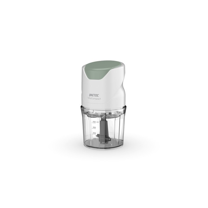 Imetec TritaCompact picadora eléctrica de alimentos 0,4 L 350 W Verde, Blanco