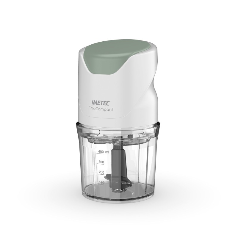 Imetec TritaCompact picadora eléctrica de alimentos 0,4 L 350 W Verde, Blanco