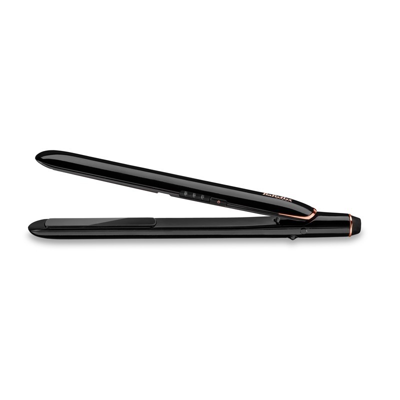 BaByliss ST255E Utensilio de peinado Plancha de pelo Caliente Negro, Oro 2 m