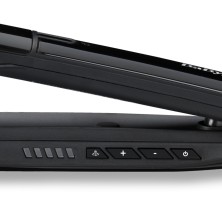 BaByliss Steam Mist Styler Plancha de pelo Vapor Negro, Plata 67 W 2,5 m