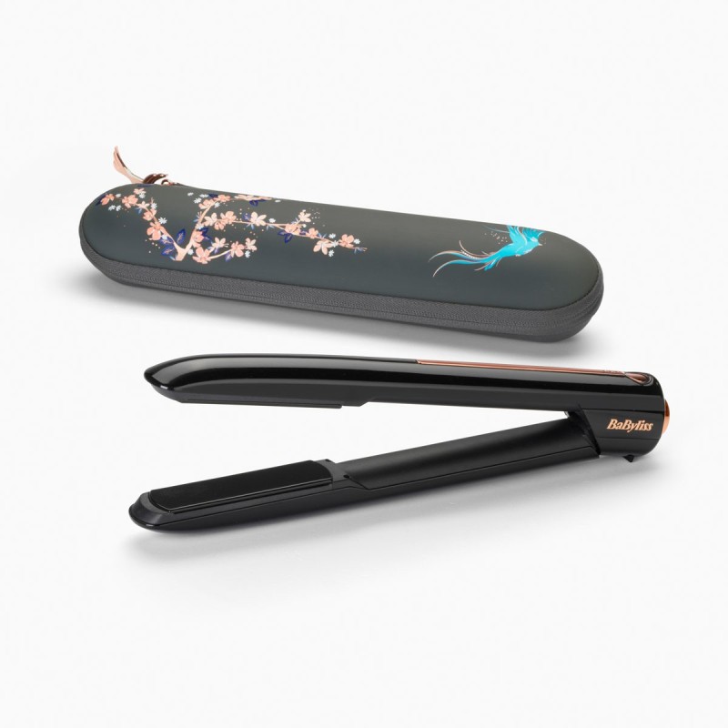 BaByliss Cordless 9000U Utensilio de peinado Plancha de pelo Caliente Negro