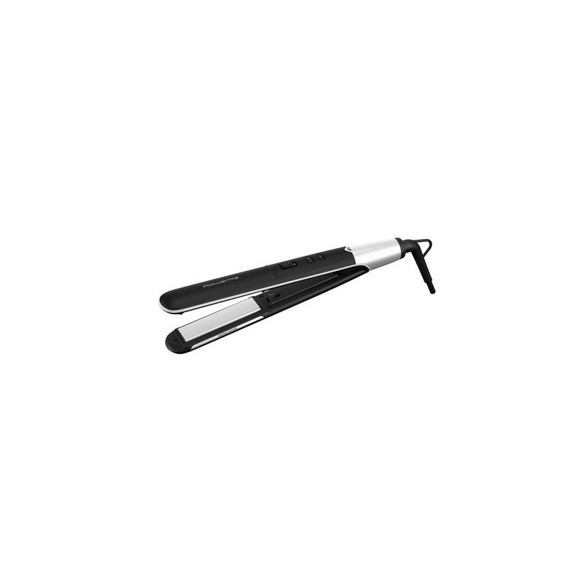 Rowenta Express Shine SF4621 Plancha de pelo Caliente Negro, Plata