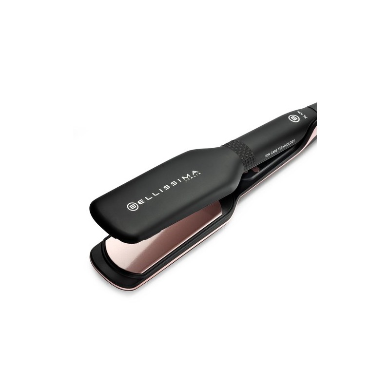 Bellissima 11878 Utensilio de peinado Plancha de pelo Caliente Negro, Rosa 67 W 1,8 m