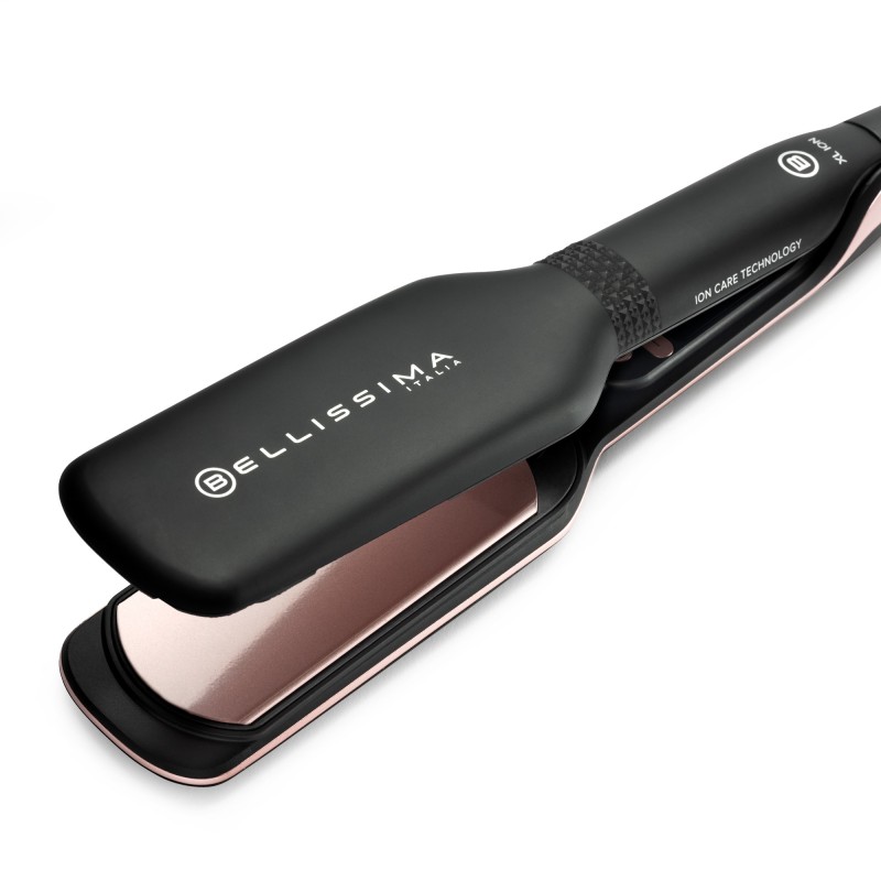 Bellissima 11878 Utensilio de peinado Plancha de pelo Caliente Negro, Rosa 67 W 1,8 m