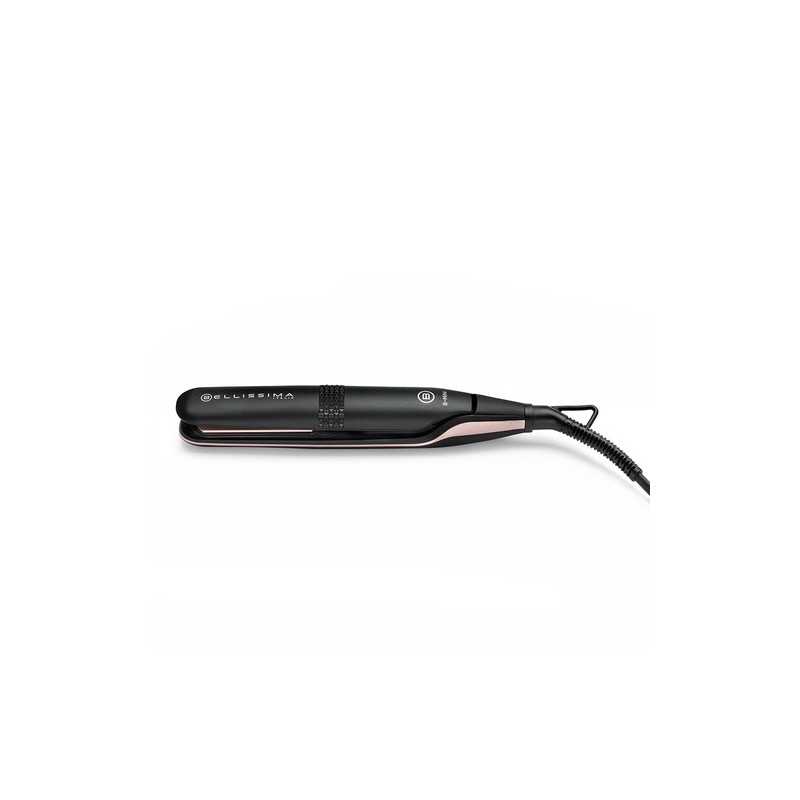 Bellissima B-Mini Plancha de pelo Caliente Negro, Rosa 25 W 1,8 m