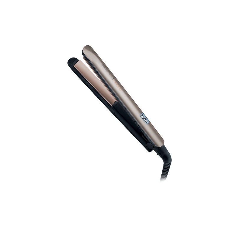 Remington S8540 Utensilio de peinado Plancha de pelo Vapor Negro, Bronce 1,8 m