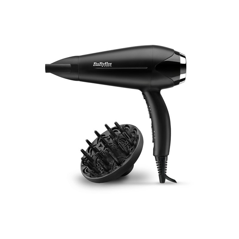 BaByliss D572DE secador 2200 W Negro