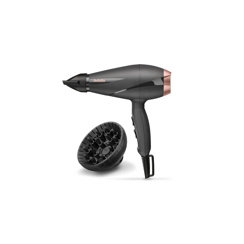 BaByliss Smooth Pro 2100 secador 2100 W Negro, Oro rosado