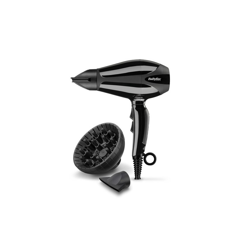 BaByliss Compact Pro 2400 secador 2400 W Negro