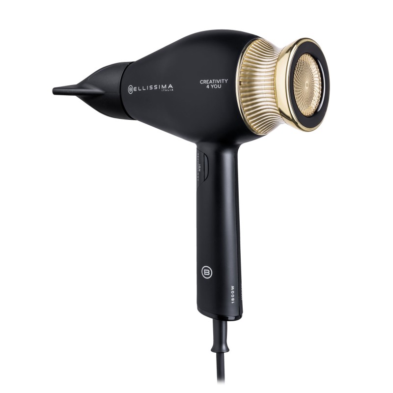 Bellissima Creativity 4 You secador 1800 W Negro, Oro