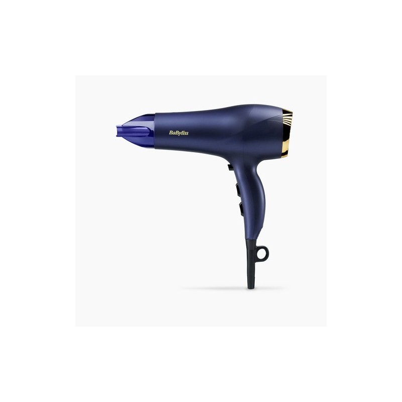 BaByliss Midnight Luxe 2300 secador 2300 W Azul, Oro