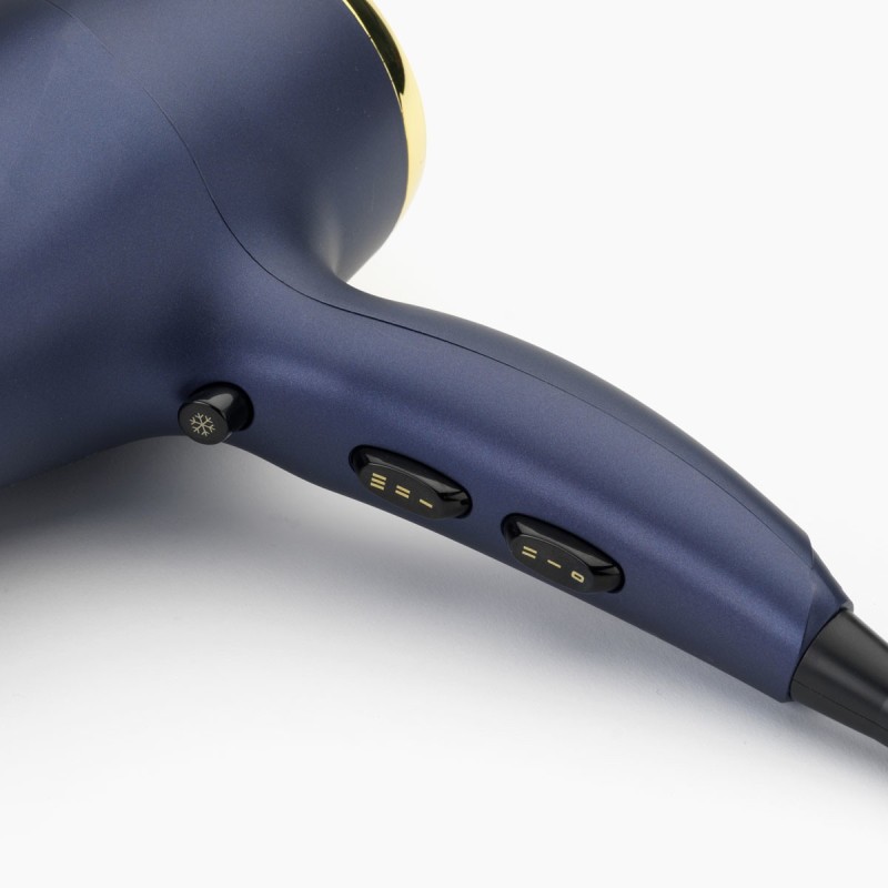 BaByliss Midnight Luxe 2300 secador 2300 W Azul, Oro