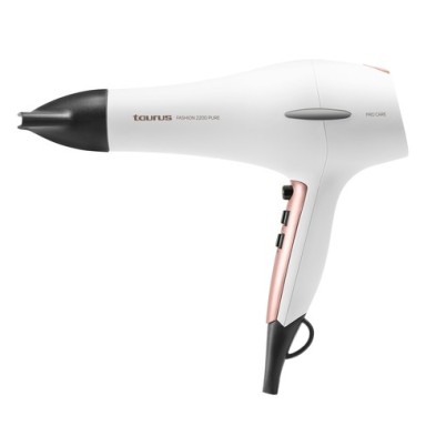 Taurus Fashion 2200 Pure secador 2200 W Gris, Oro rosa, Blanco