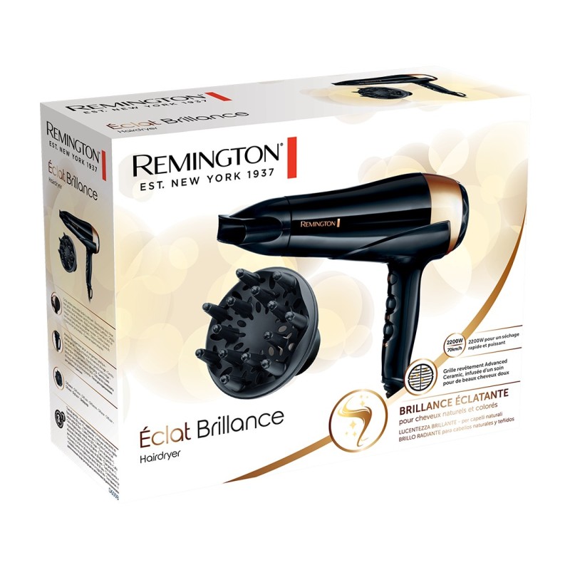 Remington D6098 secador 2200 W Negro, Bronce