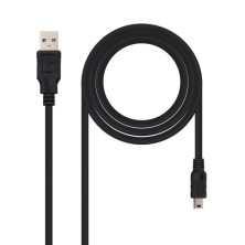 Nanocable CABLE USB 2.0, TIPO A/M-MINI USB 5PIN/M, 1.0 M