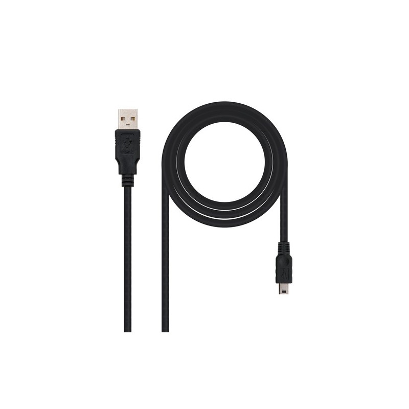 Nanocable CABLE USB 2.0, TIPO A/M-MINI USB 5PIN/M, 1.0 M