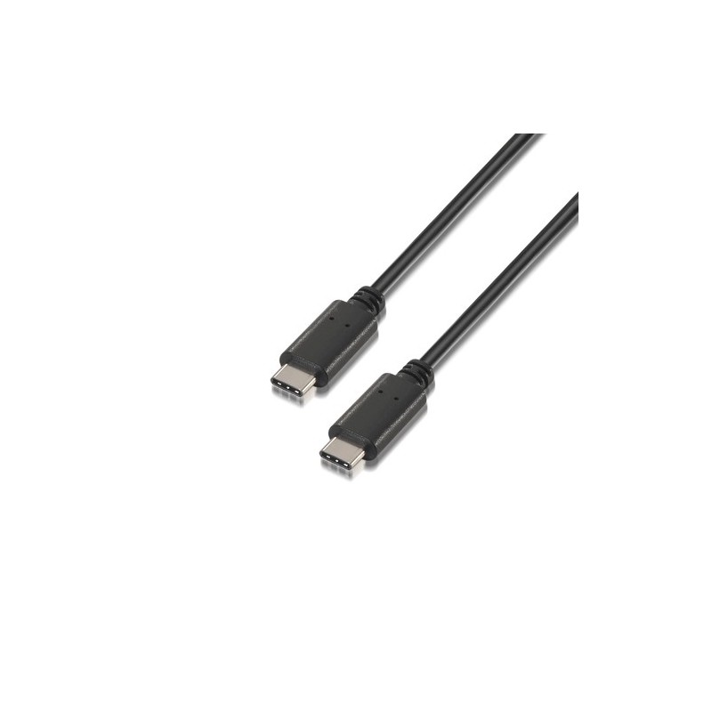 AISENS A107-0055 cable USB 0,5 m USB 2.0 USB C Negro