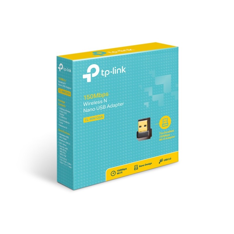 TP-Link TL-WN725N adaptador y tarjeta de red WLAN 150 Mbit/s
