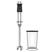 Cecotec Power TitanBlack 1500 XL 0,8 L Batidora de inmersión 1500 W Negro, Plata