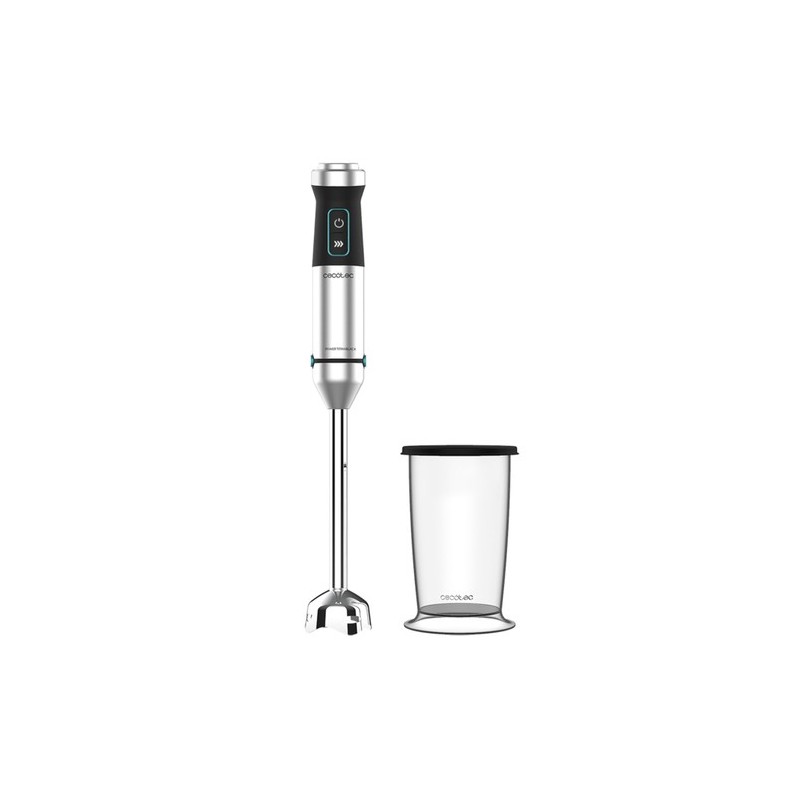 Cecotec Power TitanBlack 1500 XL 0,8 L Batidora de inmersión 1500 W Negro, Plata