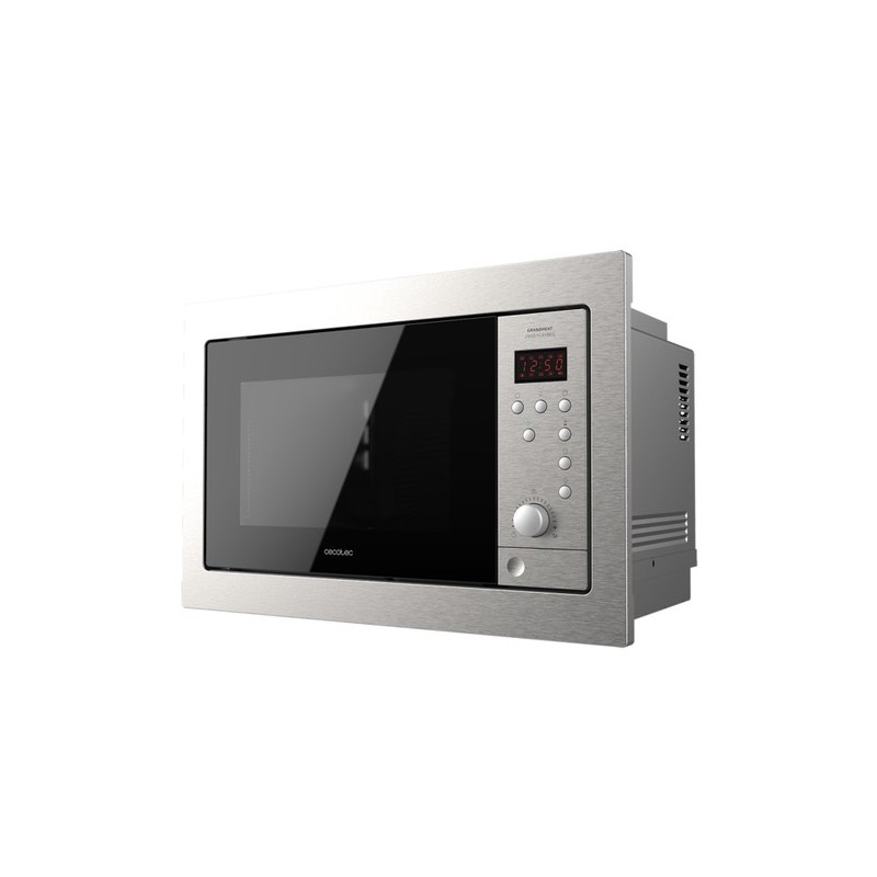 Cecotec 01391 microondas Integrado Microondas con grill 25 L 900 W Negro, Acero