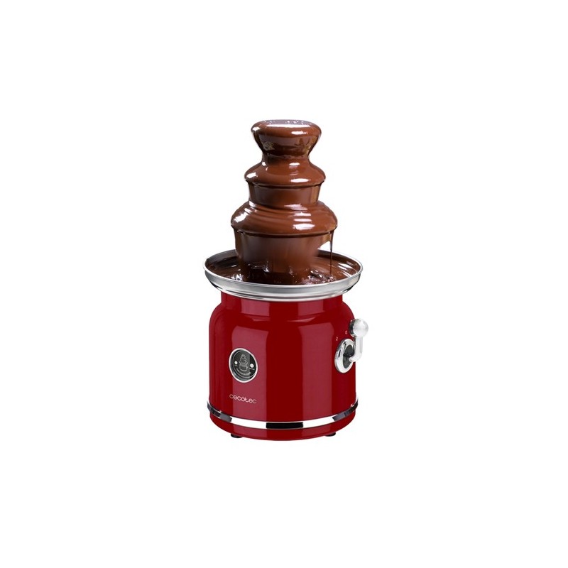 Cecotec 08020 chocolateras Rojo, Acero inoxidable 90 W 350 g