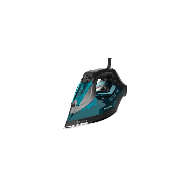 Cecotec 05570 plancha Plancha a vapor Suela de cerámica 3100 W Color aguamarina, Negro