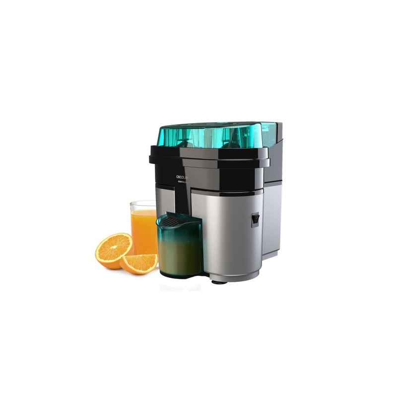 Cecotec 04146 exprimidor Licuadora centrífuga 90 W Negro, Gris