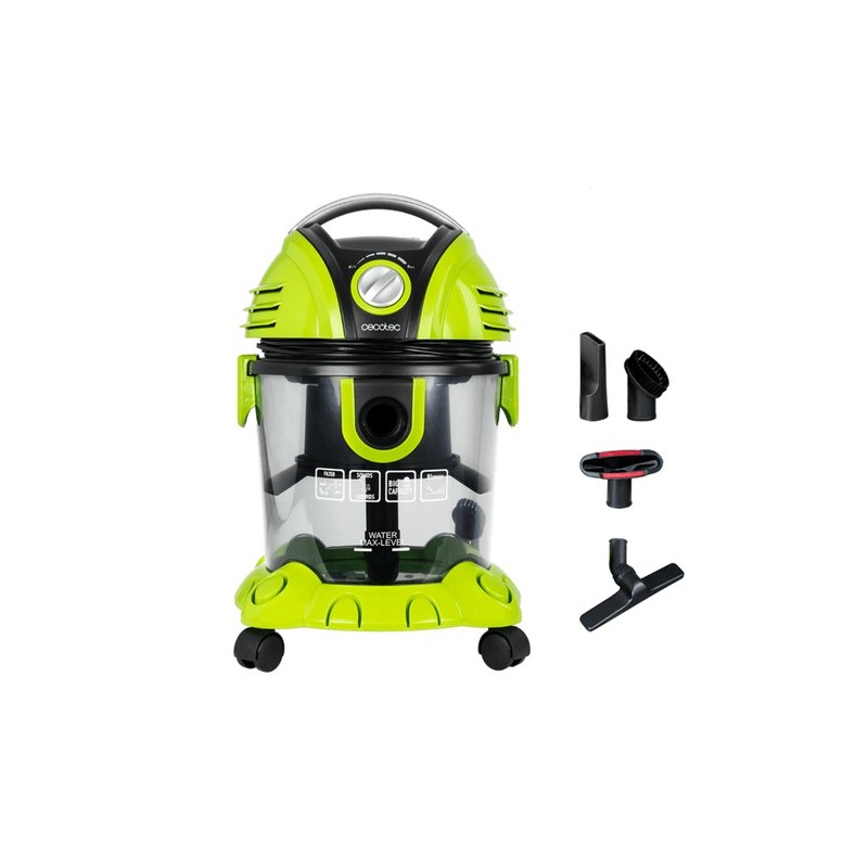 Cecotec Wet&Dry T Aspiradora de tambor Seca y húmeda 1200 W Sin bolsa