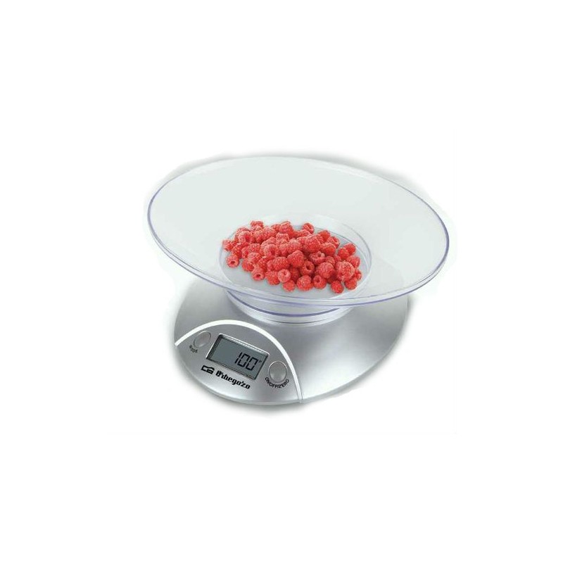 Orbegozo PC 1009 Gris Báscula electrónica de cocina