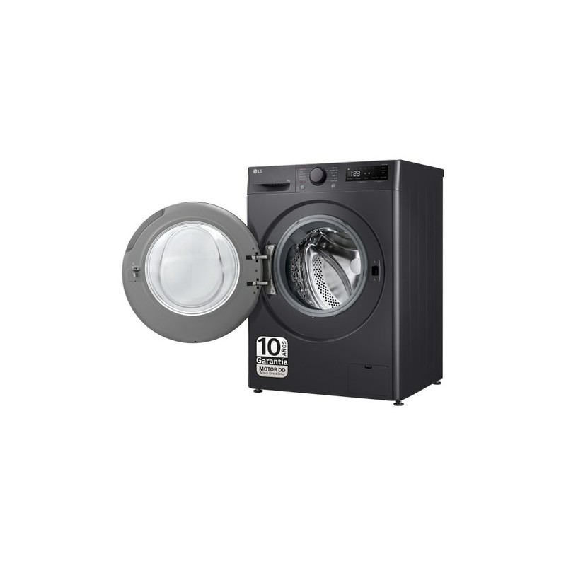 LG Series 500 F4WR5009A6M lavadora Carga frontal 9 kg 1400 RPM Negro