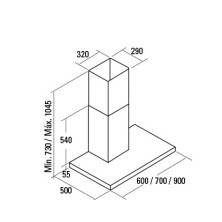 CATA ST-7000 X De pared Acero inoxidable 302 m³/h C