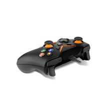 NOX NXKROMKEY mando y volante Negro USB Gamepad Analógico Android, PC, Playstation 3