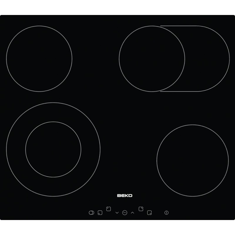 Beko HIC64403T Negro Integrado Cerámico 4 zona(s)