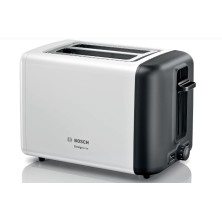 Bosch TAT3P421 tostadora 2 rebanada(s) 970 W Negro, Blanco