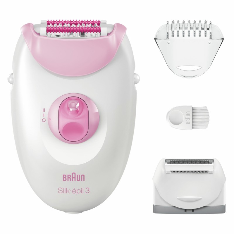 Braun Silk-épil 3 3-031 20 pinzas Rosa, Blanco