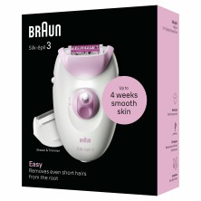 Braun Silk-épil 3 3-031 20 pinzas Rosa, Blanco