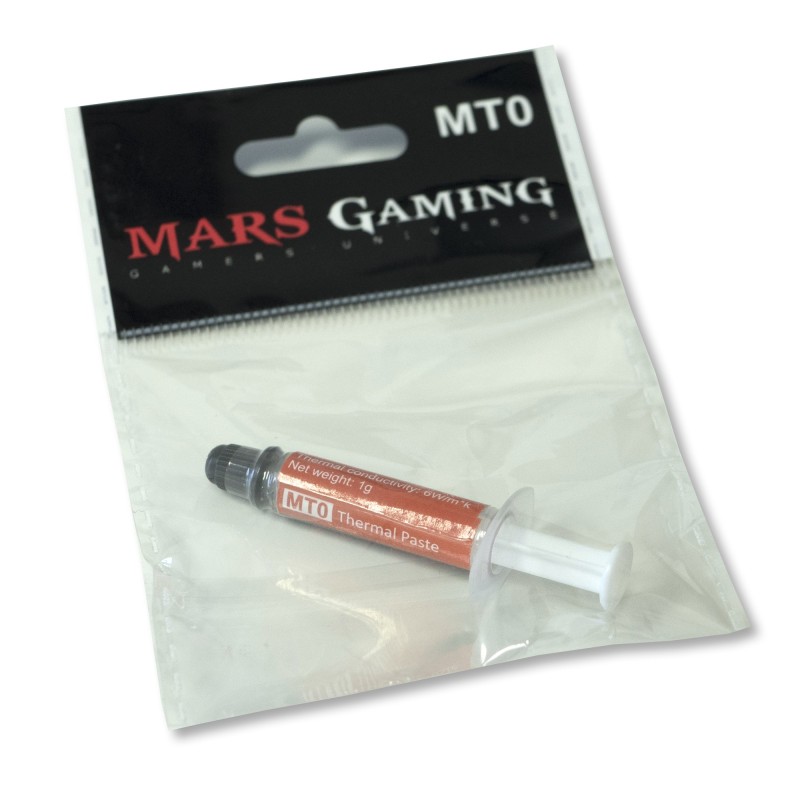 Mars Gaming MT0 Pasta térmica PC 1g 6W Temperatura 30-280º Máxima Seguridad