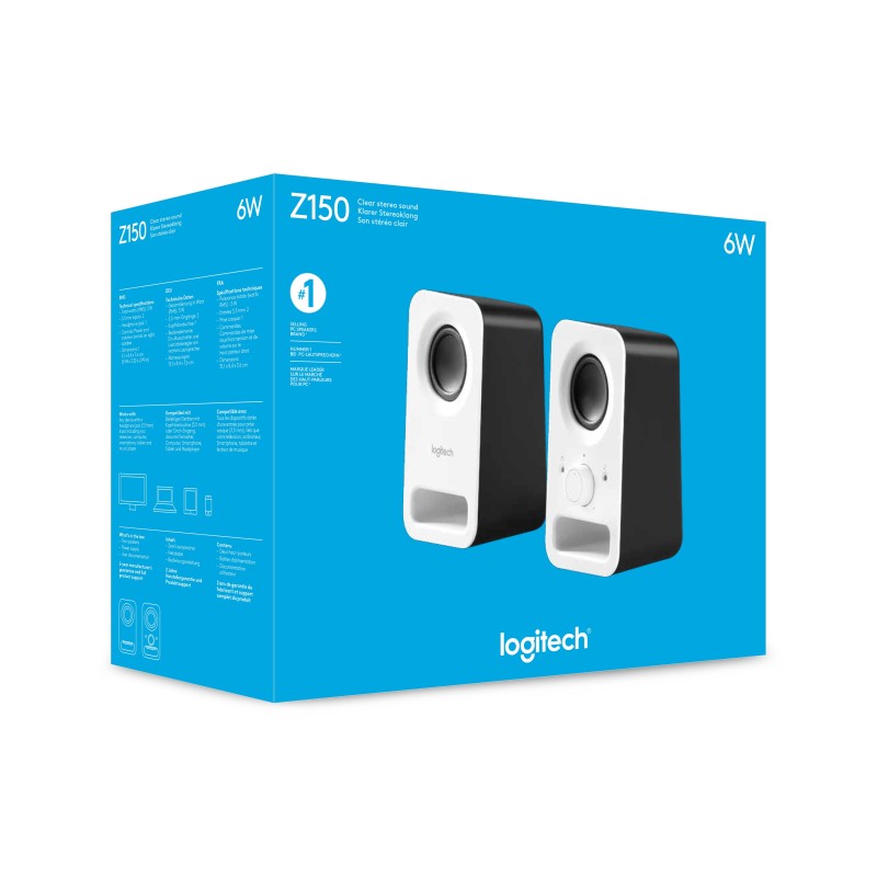 Logitech Z150 Blanco Alámbrico 3 W