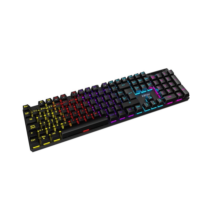 Krom Kasic teclado Juego USB QWERTY Inglés Negro