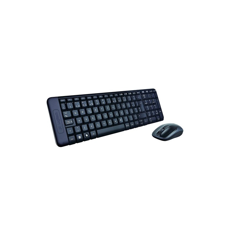 Logitech Wireless Combo MK220 teclado Ratón incluido Oficina USB Español Negro