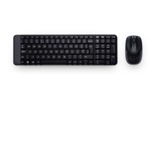 Logitech Wireless Combo MK220 teclado Ratón incluido Oficina USB Español Negro