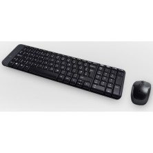 Logitech Wireless Combo MK220 teclado Ratón incluido Oficina USB Español Negro