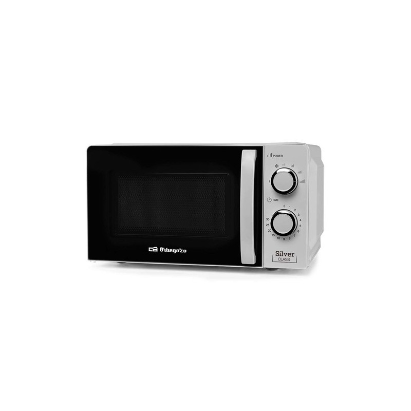 Orbegozo MI 2118 Encimera Solo microondas 20 L 700 W Negro, Acero inoxidable