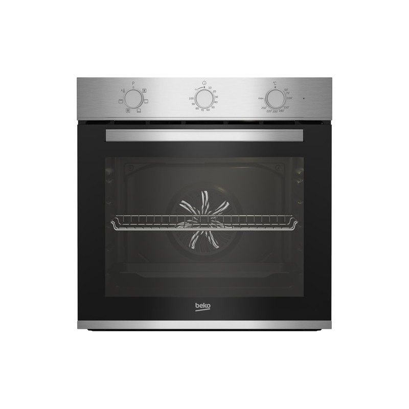 Beko BBIE12100XD horno 66 L 2400 W A Negro, Acero inoxidable