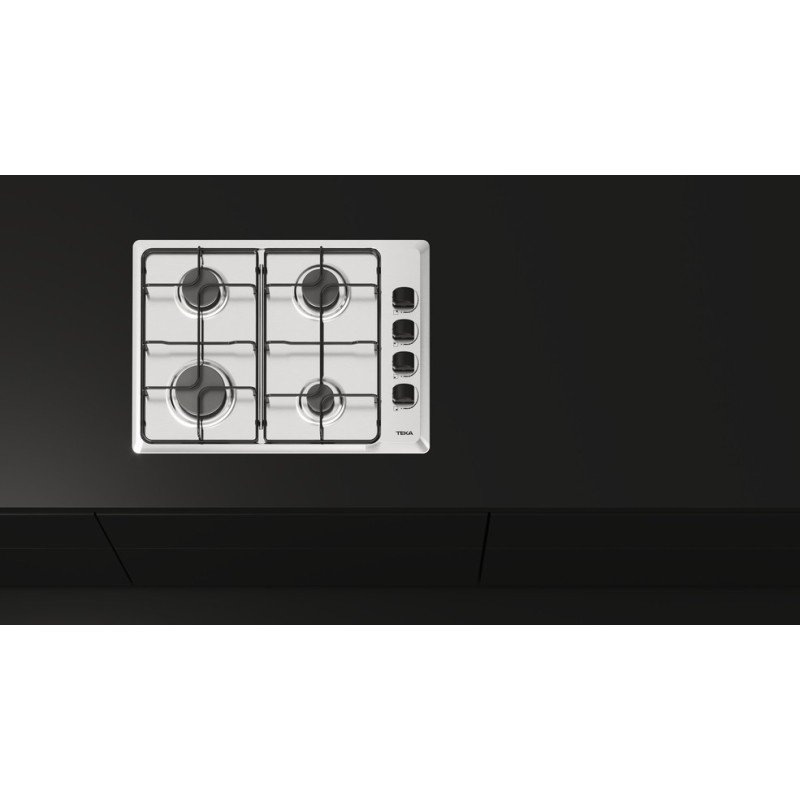 Teka HLX 540 KL Acero inoxidable Integrado 60 cm Encimera de gas 4 zona(s)